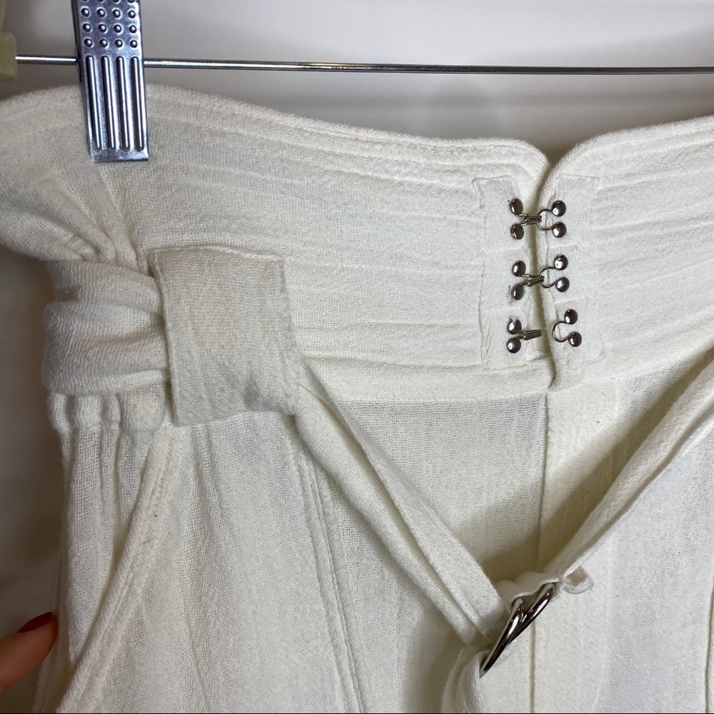 IRO Lux Cotton High Rise Belted Shorts 8 - Picture 11 of 15